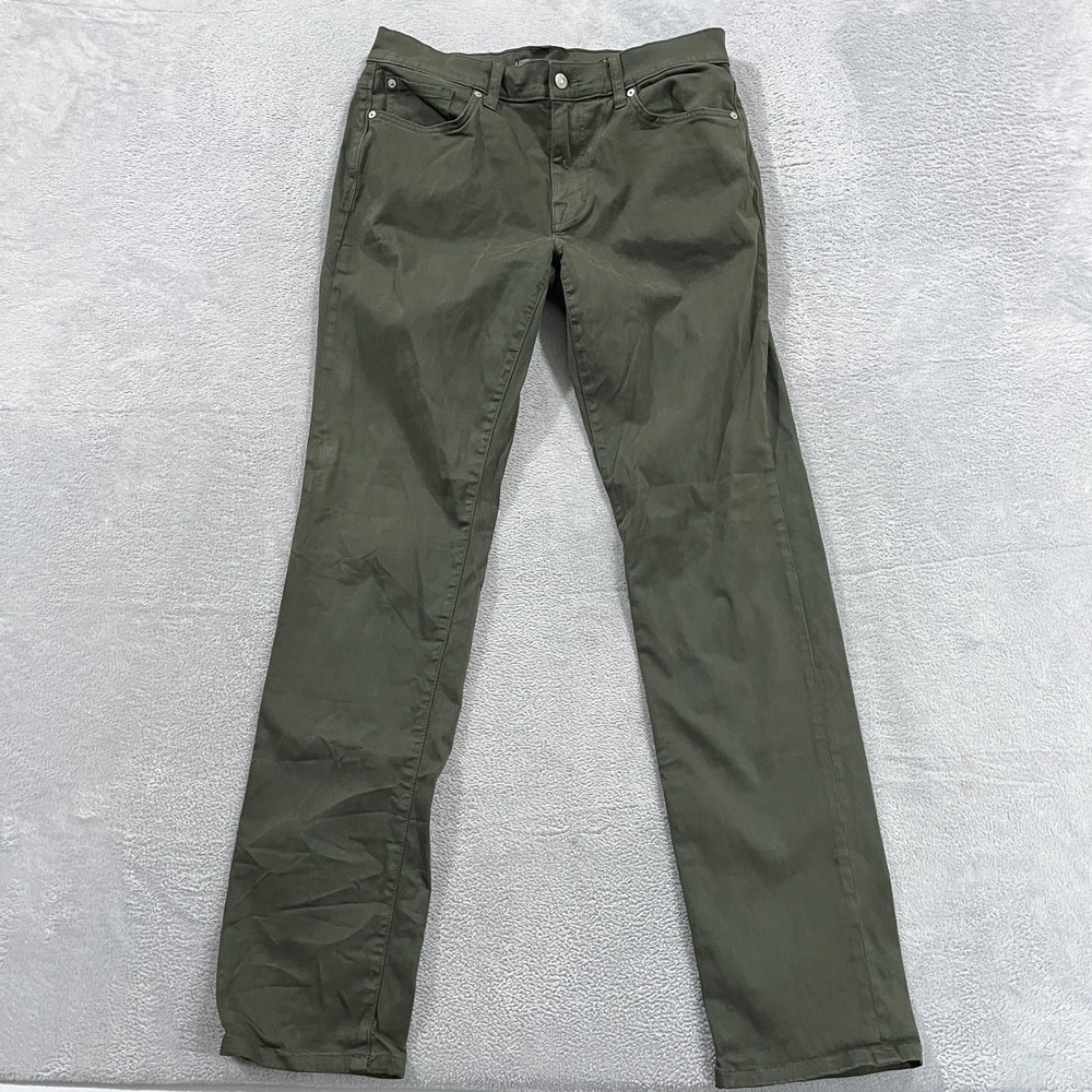 Joe's Pants Men 32x33 Green The Brixton Straight & Narrow Casual Normcore
